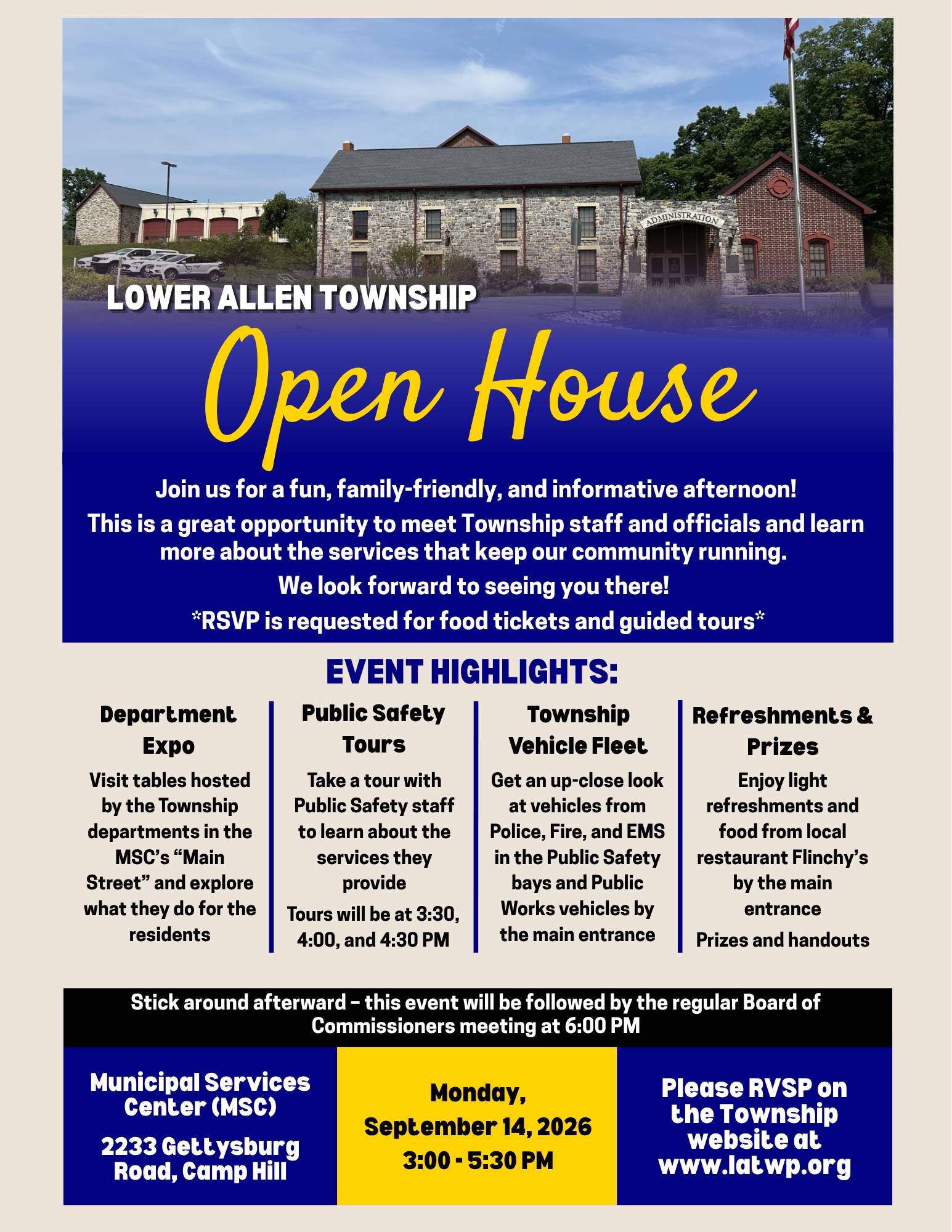 LATWP Open House Flyer